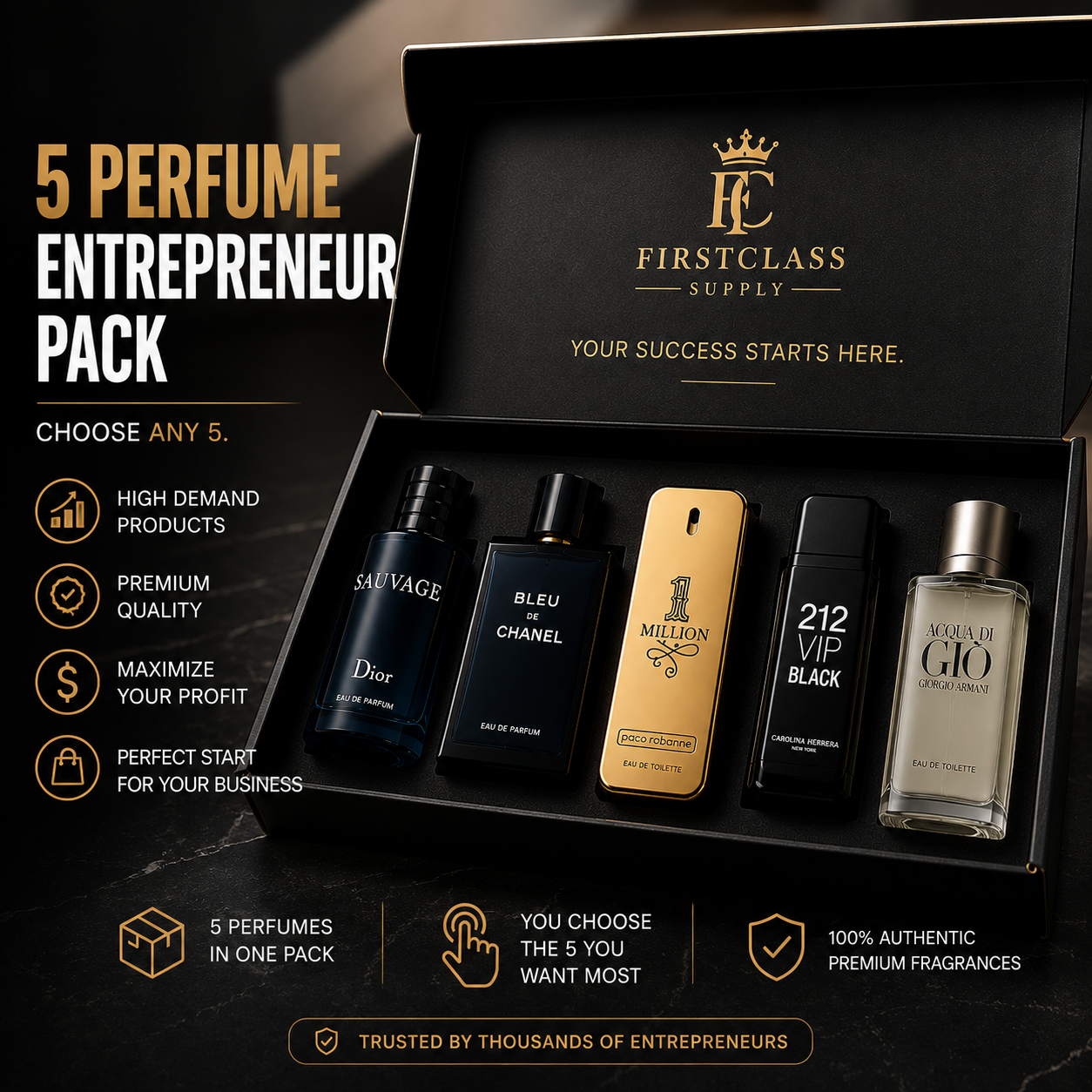 Build Your Own Luxury Perfume Pack Of 5